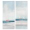 Stupell Industries Sailboats near Shoreline 2pc Canvas Wall Art Set Design by Sally Swatland